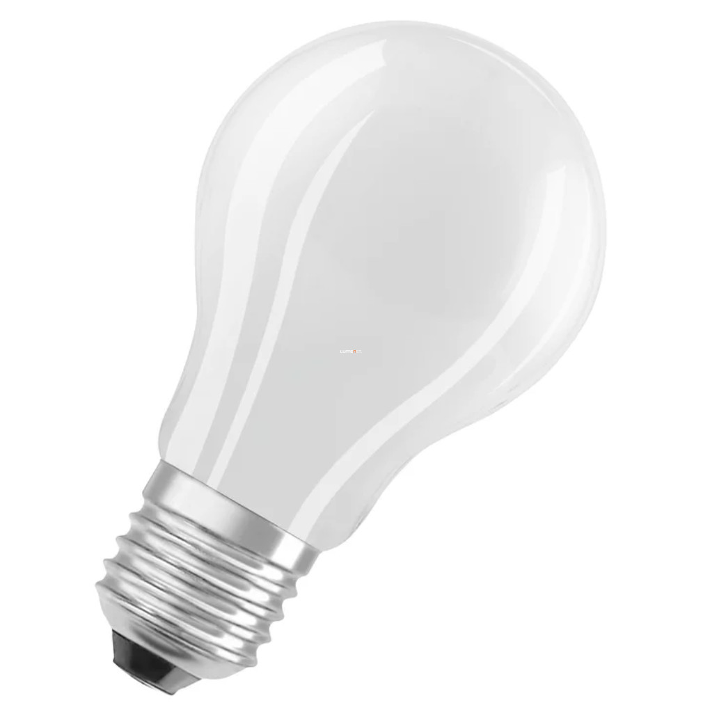 Osram E27 LED, 5,7 W, 1055 lm, melegfehér fényű, dimmelhető, opál búra (Classic-B)