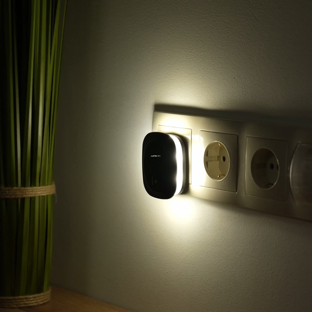 Ledvance éjszakai LED irányfény 2 USB csatlakozóval, fekete (Lunetta Edge)