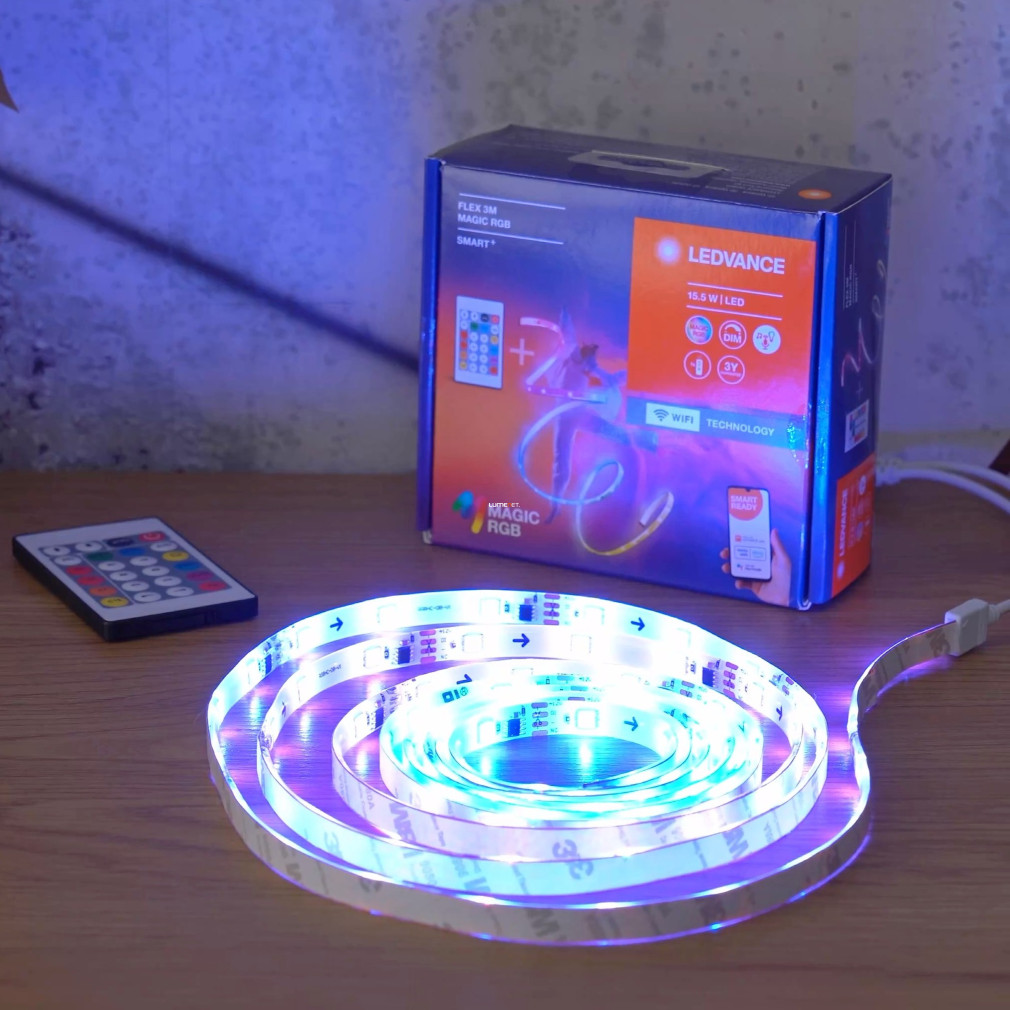 Ledvance Smart+ WIFI okos LED szalag távirányítóval, 3 méteres (Magic RGBW)