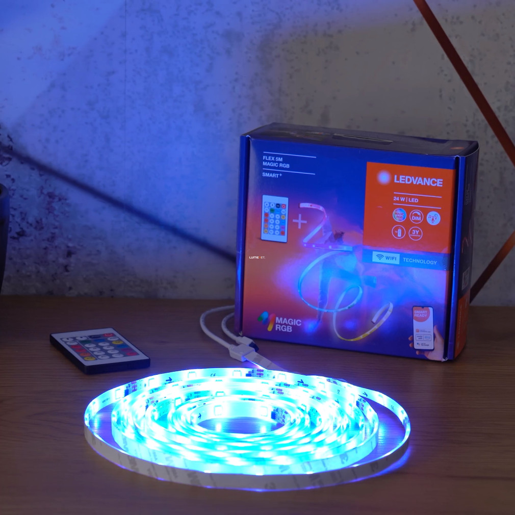 Ledvance Smart+ WIFI okos LED szalag távirányítóval, 5 méteres (Magic RGB)