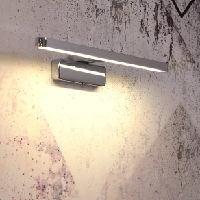   Ledvance kapcsolóval szabályozható tükörvilágító LED lámpa, 7 W, 40 cm, króm (Orbis Disc Bar)