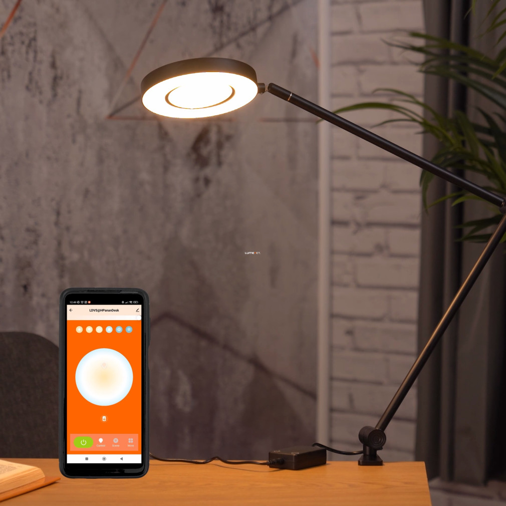 Ledvance Smart+ Sun@Home okos asztali LED lámpa, 15 W, hidegfehér/melegfehér, 450 lm (Panan)