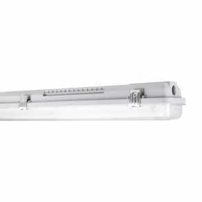   Ledvance 4099854118210 DP HOUSING 1500 P 2x58 méretű IP65 Por- és páramentes üres lámpatest LED csőhöz szerelve