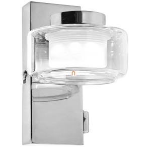   Ledvance Orbis Flame szabályozható fürdőszobai fali LED lámpa króm színben