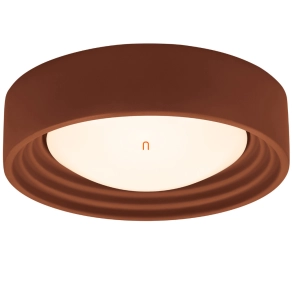   Ledvance Orbis Concrete mennyezeti LED lámpa barna színben, beton, 30 cm