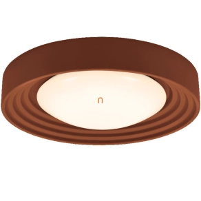   Ledvance Orbis Concrete mennyezeti LED lámpa barna színben, beton, 50 cm