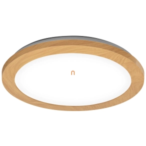   Ledvance Orbis Disc szabályozható fürdőszobai mennyezeti LED lámpa, fa hatású, 30 cm