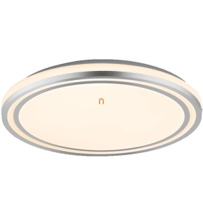   Ledvance Orbis Berlin mennyezeti LED lámpa,dupla gyűrűs keret ezüst színben, 39 cm