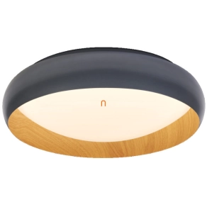   Ledvance Orbis Livia mennyezeti LED lámpa, fa hatású-sötét szürke színben, 43 cm