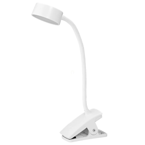   Ledvance Office Line Desk Cylinder Clip – Állítható színhőmérsékletű (3000-6500K) asztali LED lámpa csipeszes rögzítéssel, 4.8W, 328 lumen, érintésvezérléssel