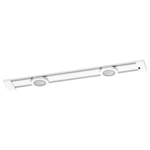   Ledvance Linear LED Magnet 2 Spot Sensor – Mágneses sínes, mozgásérzékelős szekrény alatti LED lámpa, 7W, 400lm, 4000K, dimmelhető, fehér