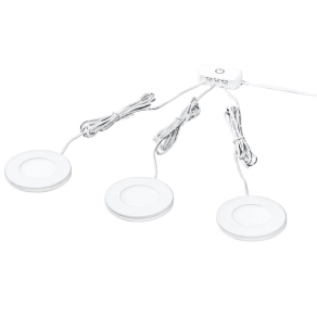   Ledvance Undercabinet Spot Magnet – Kerek, mágneses zárású, rendkívül lapos kialakítású LED szpotlámpa konyhákba, bútorok alá, 8.5W, 390lm, 3000K melegfehér