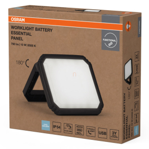   LED szerelőlámpa - Osram Worklight Essential Bat Panel, 6500 K, 700 lm, IP54, 5 V