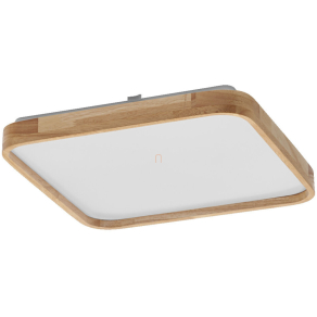   Osram Orbis Alicia mennyezeti LED lámpa szögletes fa hatású kerettel, 39,5x39,5 cm