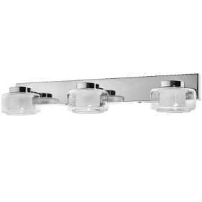   Osram Orbis Flame szabályozható fürdőszobai fali LED lámpa 3 foglalattal króm színben