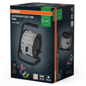   Osram Outdoor Flex 10M RGB IP65 Remote Control – Robusztus és bővíthető LED szalag, RGB színszabályozással, 70W, 10m hosszú, távirányítóval