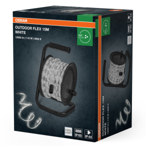   Osram Outdoor Flex 15M 840 IP65 – Robusztus és bővíthető LED szalag kül- és beltérre, 9700 lumen, 4000K hidegfehér, 100W, IP65