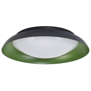   Osram Orbis Plate mennyezeti LED lámpa, fekete-zöld színben, 43 cm