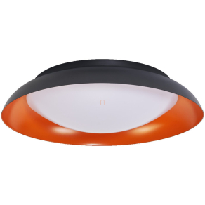  Osram Orbis Plate mennyezeti LED lámpa fekete-narancssárga színben, 43 cm
