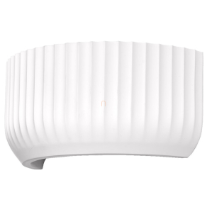   Osram Decor Plaster Routes fali lámpa, ívelt bordázott gipsz