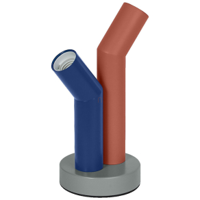   Design asztali lámpa kék piros színben, 27,5 cm - Osram Decor Straw, 2xE27 foglalattal, 220-240 V