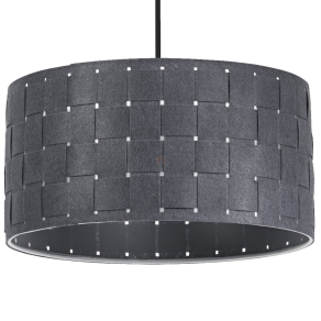   Függesztett lámpa fonott szövet búrával, 38 cm - Osram Decor Felt Weaving, 1xE27 foglalattal, 220-240 V