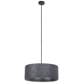   Függesztett lámpa fonott szövet búrával - Osram Decor Felt Weaving, 3xE27 foglalattal, 220-240 V