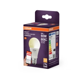   Osram Smart+ ZigBee E27 LED, 9 W, 806 lm, 2700 K, dimmelhető