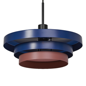   Függesztett lámpa, 3 réteges, kék-rózsaszín - Osram Decor Layers, 1xE27 foglalattal, 220-240 V