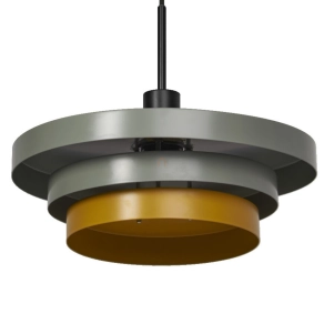   Függesztett lámpa, 3 réteges, zöld-sárga - Osram Decor Layers, 1xE27 foglalattal, 220-240 V