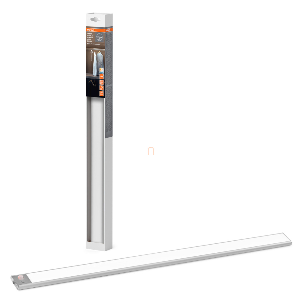 Szabályozható pultvilágító LED lámpa szenzoros kapcsolóval, 60 cm, USB - Osram Linear LED Flat Sensor, 3000/4000/6500 K, 270 lm, 4 W, 5 V