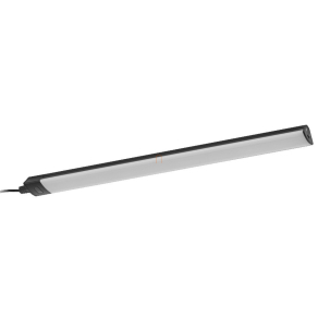   Szabályozható pultvilágító LED lámpa szenzoros kapcsolóval, 35 cm, fekete - Osram Linear Angle Frameless Sensor, 3000-4000-6500 K, 320 lm, állítható színhőmérséklet és fényerősség, 5 W, 220-240 V, 1.5 méteres kábellel