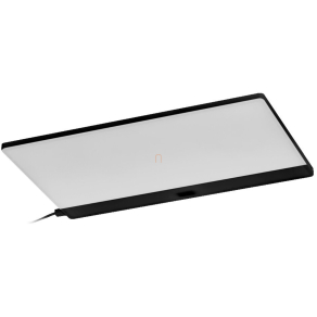   Szabályozható pultvilágító LED lámpa, szenzoros, 30x20 cm, fekete - Osram Undercabinet Panel Frameless, 3000/4000/6500 K, 450 lm, állítható színhőmérséklet és fényerősség, 7,5 W, 1.5 máteres kábellel, 220-240 V