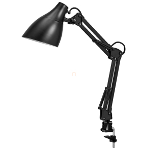   Állítható íróasztali lámpa, asztalra szerelhető, 40 cm, fekete - Osram Office Line Desk Pear Clip, 1xE27 foglalattal, 1,5 méteres kábellel, 220-240 V