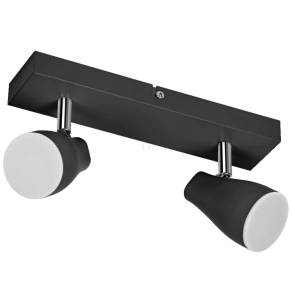   Osram spot lámpa fényforrással, két karos, fekete (Pearl)