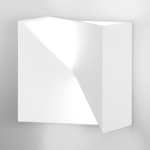   Osram Smart + Matter Wall Swan szabályozható fali LED lámpa indirekt fénnyel, fehér, 20x20 cm