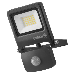   Osram Endura Flood LED reflektor mozgásérzékelővel 20W, 3000K, 1700lm, IP44, szürke