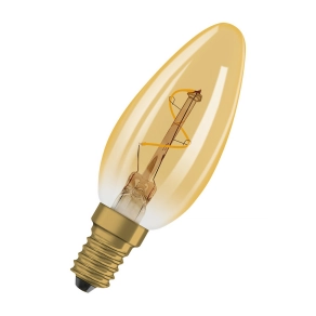  Osram Vintage 1906 E14 LED Classic B 1.8W, 30lm, 2200 K, arany