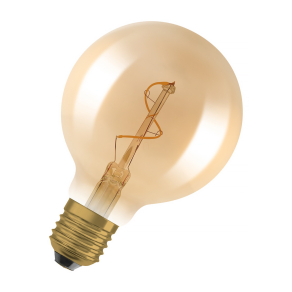   Osram Vintage 1906 Classic Globe E27 LED, 1.8 W, 30 lm, 2200 K