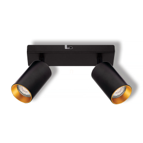   Osram LED Spot Eternal mennyezeti spot lámpa 2xGU10 foglalattal, fekete