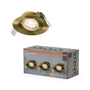   Osram LED Spot Set Recess Simple DIM süllyesztett spot lámpa, 4.9 W, 340 lm, 2700 K
