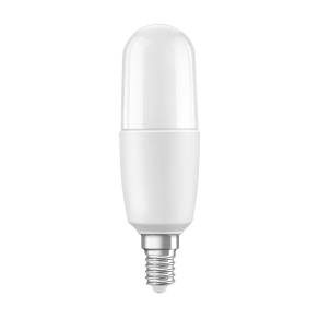  Osram E14 LED PCR Classic Stick 827 8,5 W, 806 lm, 2700 K, opál