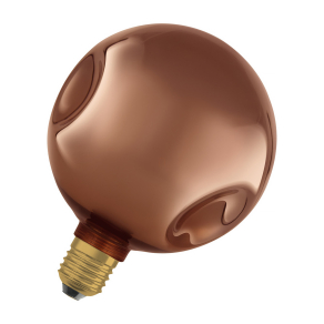   Osram Decor E27 LED design fényforrás, melegfehér fényű, 300 lm, 3,5 W, színezett homorított üveg, rózsaszín