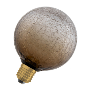   Osram Decor E27 LED design fényforrás, melegfehér fényű, 300 lm, 3,5 W, színezett-roppantott üveg, barna