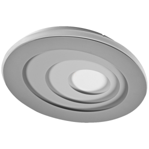   Osram Orbis Spiral – Modern LED mennyezeti lámpa, ovális forma, 25W, melegfehér 3000K, Click DIM funkcióval, 1000lm, szürke fém, IP20