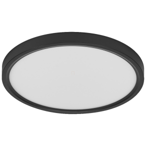   Osram Essential Orbis – Fekete mennyezeti LED lámpa 18W, 1600 lm, 3000K melegfehér, IP20, 300 mm átmérő, 30000 óra élettartam