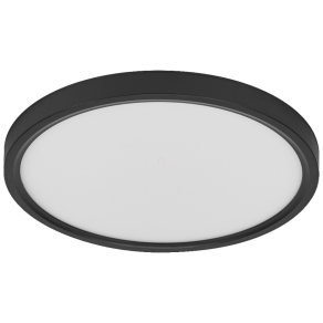   Osram Essential Orbis – Modern LED mennyezeti lámpa 400mm átmérővel, 24W teljesítmény, 2000lm fényáram, 3000K melegfehér, fekete kivitel