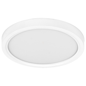   Osram Essential Orbis – LED mennyezeti lámpa 230mm átmérővel, 12W teljesítmény, 1000 lm fényáram, 3000K melegfehér, fehér műanyag kerettel