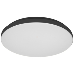   Osram Essential Orbis – Fröccsenés-álló mennyezeti LED lámpa 24W 1700lm 3000K melegfehér fényű, 30000 óra élettartam, fekete