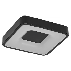   Osram Orbis Piana szabályozható mennyezeti LED lámpa, 16 W, 1000 lm, 3000 K, állítható fényerősség 3 fokozatban, fekete